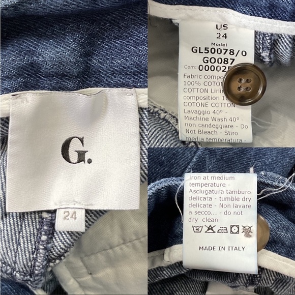Goop G. Label denim shorts / col: blue / size: 24 - Picture 5 of 5